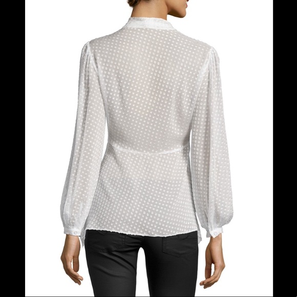 BCBGMAXAZRIA Kelleigh Dot Blouse :: 4 - Picture 2 of 7
